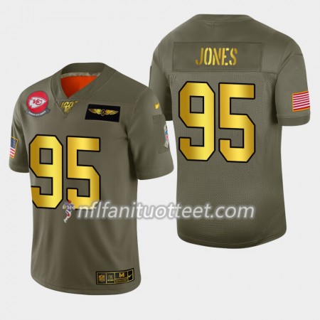 Miesten Kansas City Chiefs NFL Pelipaita Chris Jones 95 Nike 2019 Salute to Service